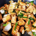 くるみもなこ's cooksnap of when they made 白菜と厚揚げと竹輪の中華炒め.