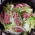 クックW9PTQ6☆'s cooksnap of when they made 白菜大量消費に☆簡単甘辛すき焼き風味.