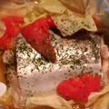 eryoasu's cooksnap of when they made 春キャベツとサワラのレンジ蒸し.