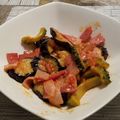 テツイシイ's cooksnap of when they made ゴーヤと茄子のぽん酢炒めトマトを入れて♪.