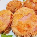 凛子にゃん's cooksnap of when they made 厚切りハムでハムカツ.