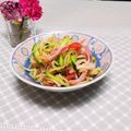 めみたん☆'s cooksnap of when they made 切干大根とカニカマとキュウリの和え物.