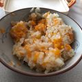 えり8eight's cooksnap of when they made *野菜嫌いな子にはコレ！にんじんご飯*.