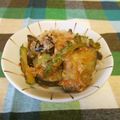 龍青空ママ's cooksnap of when they made ナスとゴーヤのおかか味噌炒め>゜))彡.