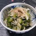 スコール☆'s cooksnap of when they made 簡単！きゅうりと玉ねぎの梅干し和えサラダ.