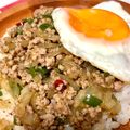 maki☪︎⋆｡˚✩'s cooksnap of when they made 美味なガパオライス♡お弁当に冷凍もＯＫ♡.