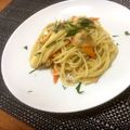 クックO30WJ4☆'s cooksnap of when they made ボンゴレビアンコ（あさりのパスタ）.