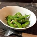 misatona's cooksnap of when they made フライパンひとつで簡単☆ガーリック枝豆.