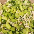 janqoo's cooksnap of when they made 我が家のふりかけ～大根の葉としらす～.