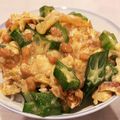 susu2's cooksnap of when they made もはや神な組み合わせ・オクラ納豆卵とじ？.