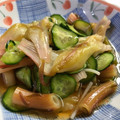 konchikichin's cooksnap of when they made 月下美人の酢の物.