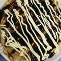 akiyuママ's cooksnap of when they made 小さな子供も食べやすい☆お好み焼き.