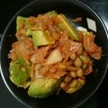 hozunyam's cooksnap of when they made 腸活＊痩せ菌を増やす納豆キムチアボガド.