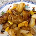 坊とリトル坊のママ's cooksnap of when they made 豚こま肉で☆なんちゃって肉団子？酢豚？.