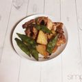 さくらん餅's cooksnap of when they made 簡単！鶏肉とじゃがいものガリバタ炒め.