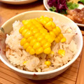 ricosweets's cooksnap of when they made とうもろこし炊き込みご飯♡和風.