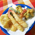 平野由南（ひらのゆな's cooksnap of when they made とうもろこし、インゲン、ナスのかき揚げ！.