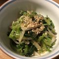 きゃりたんぺ's cooksnap of when they made ほうれん草と豆もやしのナムル.