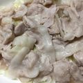クックNUAU14☆'s cooksnap of when they made 麺つゆで味付け豚しゃぶキノコ温野菜(？).