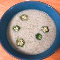 tamaci's cooksnap of when they made オクラと豆腐の冷製和風ポタージュ.