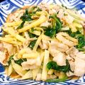 MagniFood's cooksnap of when they made ピリっと豚バラおじゃがにほうれん草.