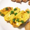 ひめポ's cooksnap of when they made 簡単アレンジ卵☆グリーンピースの卵焼き.
