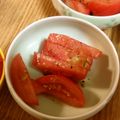 ＊実月＊'s cooksnap of when they made ペロリ♪トマトのお刺身.