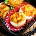 saalalan's cooksnap of when they made 貧乏人が贈る☆ゆで卵のかに味噌焼き.