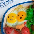 noriko912's cooksnap of when they made 簡単キャラ弁☆うずらの卵で双子のぐでたま.