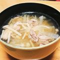 yunakomama's cooksnap of when they made 満腹ヘルシー！あっさり和風みぞれスープ.
