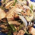 クックSHCHTZ☆'s cooksnap of when they made 茄子ピーマン玉ねぎと豚肉のポン酢炒め.