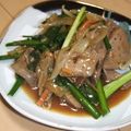 きらり流れ星's cooksnap of when they made ポンのレバニラ炒め.