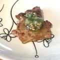 ☆ayumikan☆'s cooksnap of when they made 豚バラの炙り焼き★ねぎ梅の甘酢ダレで♪.