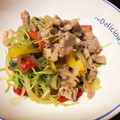 たあくき's cooksnap of when they made 豆苗と豚肉のオイマヨ炒め.