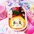 2525招き猫's cooksnap of when they made オムすび☆ドラミちゃんのキャラ弁.
