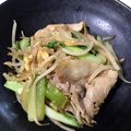 aki☆0925☆'s cooksnap of when they made チンゲン菜とモヤシのオイスターソース炒め.
