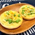 haru_ma_na's cooksnap of when they made 枝豆とコーンのオープンサンド♪.