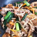 あたむ❤189's cooksnap of when they made ご飯わしわし♪「牛肉と春雨の甘辛炒め」.