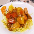 のり子のおかず♪'s cooksnap of when they made カレー焼きそば.