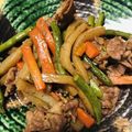 みほ３１'s cooksnap of when they made 豚肉とインゲンと人参のこっくり炒め煮.
