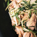 aliceくっく's cooksnap of when they made あぁたまらん。豚コマと水菜の辛子炒め.