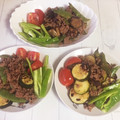 さくらん餅's cooksnap of when they made モロッコいんげんとなす＆豚ひき肉の炒め物.
