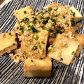 haruao☆'s cooksnap of when they made めんつゆで！厚揚げと鶏ひき肉のそぼろあん.