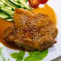マダムカフェ♡'s cooksnap of when they made ☆カフェ風ランチ♪照り焼きチキン丼☆.