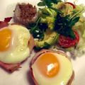 YLanson's cooksnap of when they made ＨＢ＊卵半熟！ベーコンエッグトマトパン.