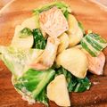 ろ→り→'s cooksnap of when they made 鮭とキャベツのマヨ炒め☆.