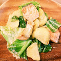 ろ→り→'s cooksnap of when they made 鮭とキャベツのマヨ炒め☆.