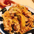 リンボー's cooksnap of when they made 牛肉としらたきの✿すき焼き風炒め✿.