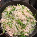 meimei3300's cooksnap of when they made 金兵衛風☆しらたきとたらこの炒め物.