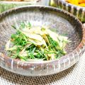 makichihua's cooksnap of when they made おかひじきと茗荷のナムル.